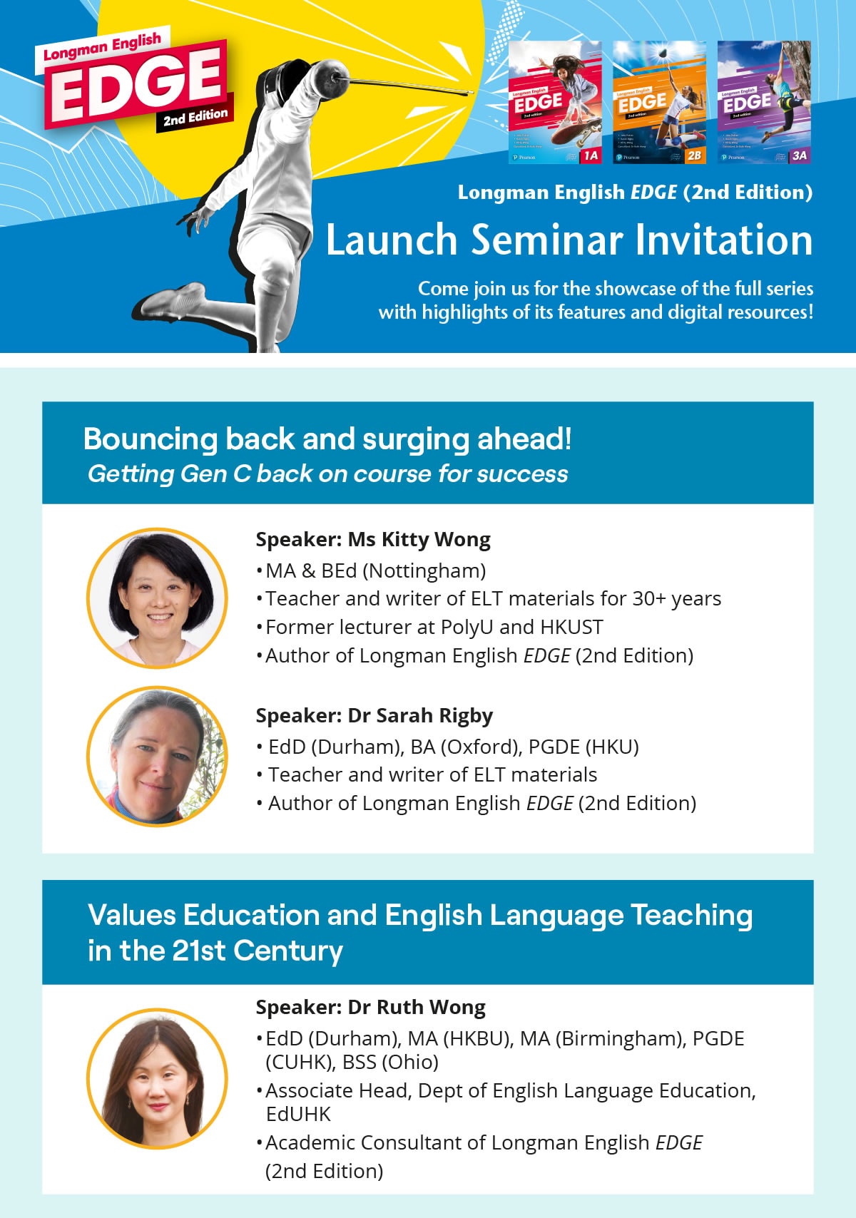 [Video playback] Launch Seminar of Longman English EDGE (2nd Edition)